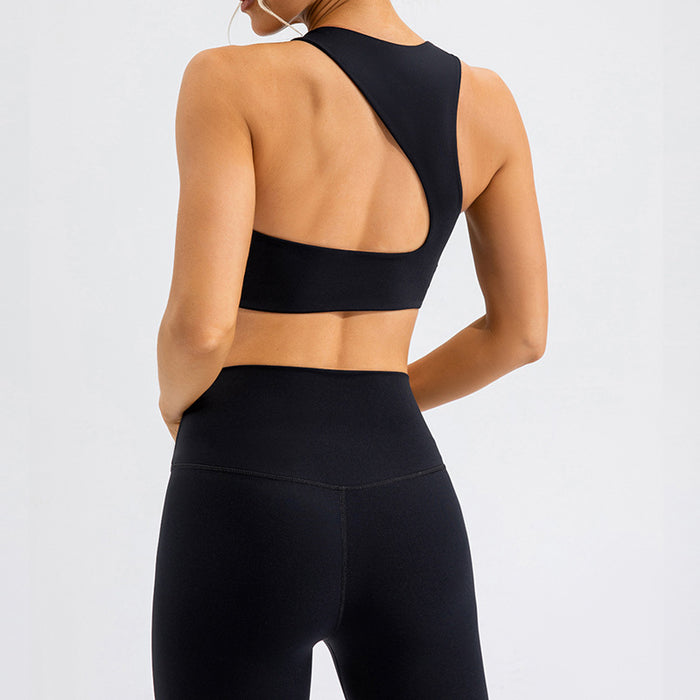 Sports Bra Top Open Back