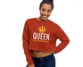Queen Crop Sweatshirt - ThePlugg.co