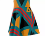 Queen Skater Skirt (TRI) - ThePlugg.co