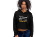 Sapiosexual Crop Hoodie - ThePlugg.co