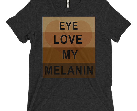 GW Tri-blend T-Shirt (EYE LOVE MELANIN) - ThePlugg.co