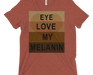 GW Tri-blend T-Shirt (EYE LOVE MELANIN) - ThePlugg.co
