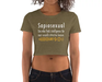 Sapiosexual Crop Top - ThePlugg.co