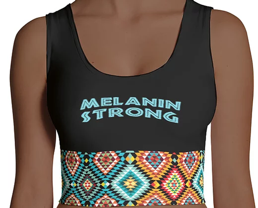 GW Cut & Sew Crop Top (Melanin Strong) - ThePlugg.co